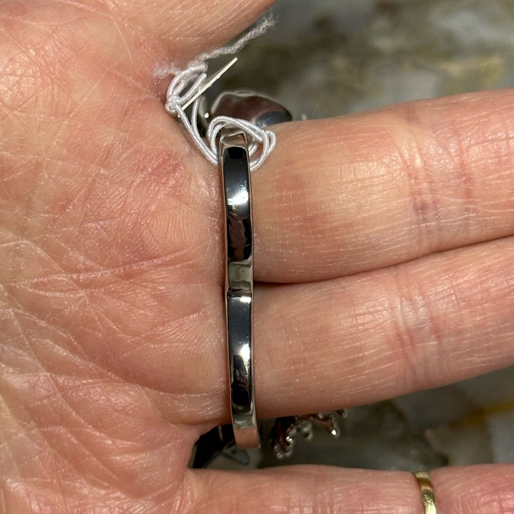 AUTHENTIC COACH double finger ring M/L skull rexy tearose star pyramid b… - Picture 2 of 16